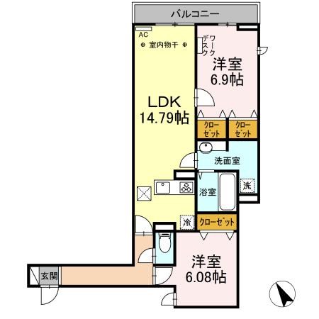 アヴァンス堀切 間取り