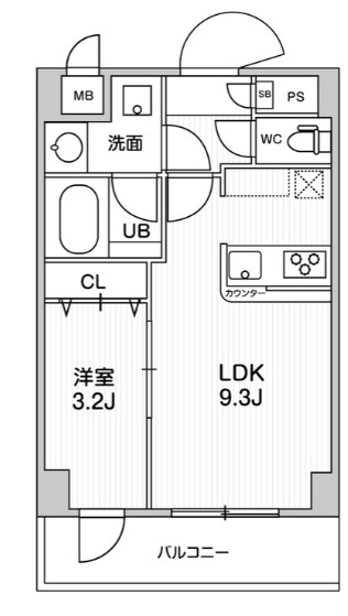 ドゥーエ曳舟 間取り図