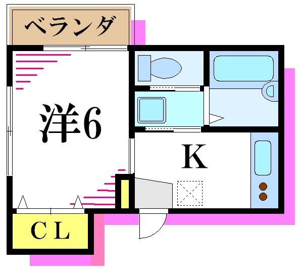 コーポマツバラⅡ 間取り