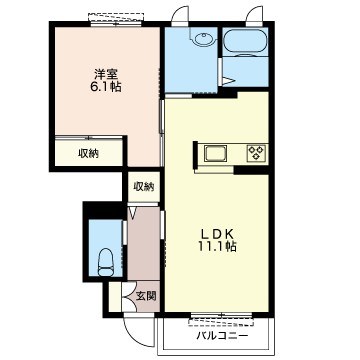 クレセオＮ 間取り