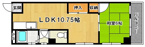 東栄コーポ  間取り図