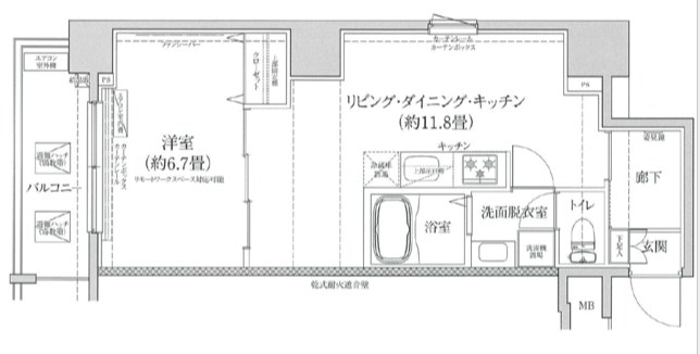 アイルグランデ浅草 間取り図