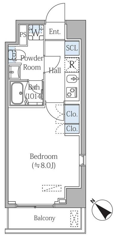 グランジット月島ＴＯＫＹＯ　ＢＡＹ 間取り