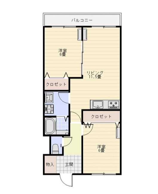 メゾンラッフル  間取り