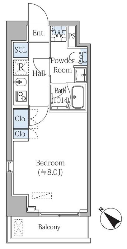 グランジット月島ＴＯＫＹＯ　ＢＡＹ 間取り図