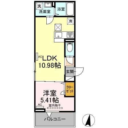 UP　GOD　HORIKIRI 間取り