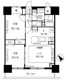 サンクレール荒川ブランガーデン  間取り