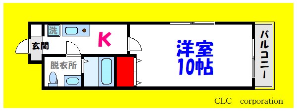 ブルーメ 403号室 間取り