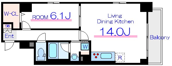 アンファンテーヌ   間取り図