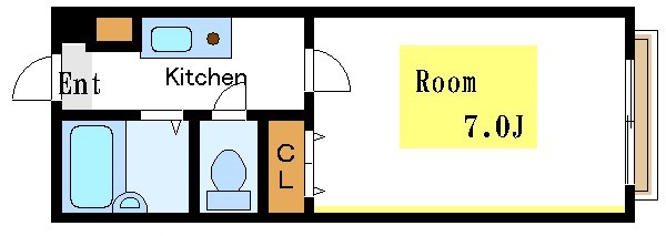 サン・ヒガシノ 105号室 間取り