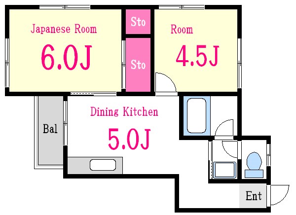 ラフォーレ芳賀 間取り