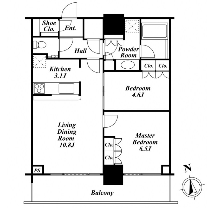 リエトコート　アルクスタワー 間取り図