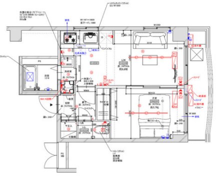 インプルーブ両国  503号室 間取り