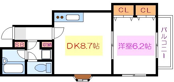 サザンヴィレッジ 間取り図