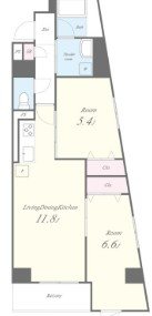 Eau・Clair道灌山 間取り