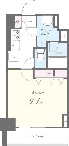 月島リバーサイドハイツ 間取り