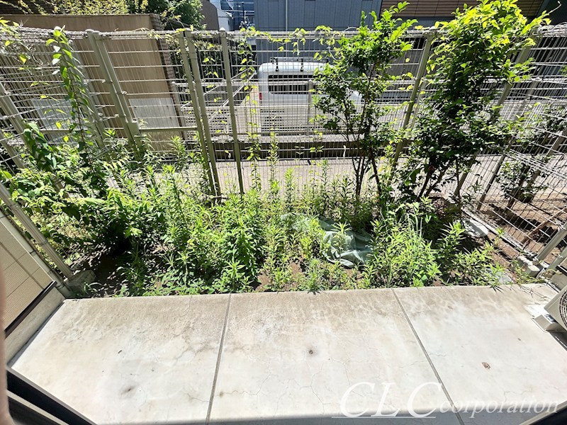 ハウスブリューテ ベランダ