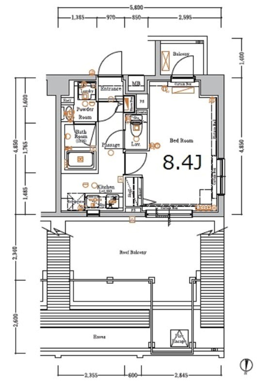 XEBEC亀戸 間取り
