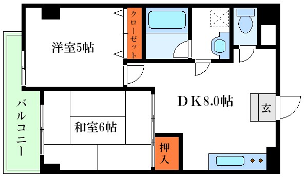 マンションサトウ 202号室 間取り