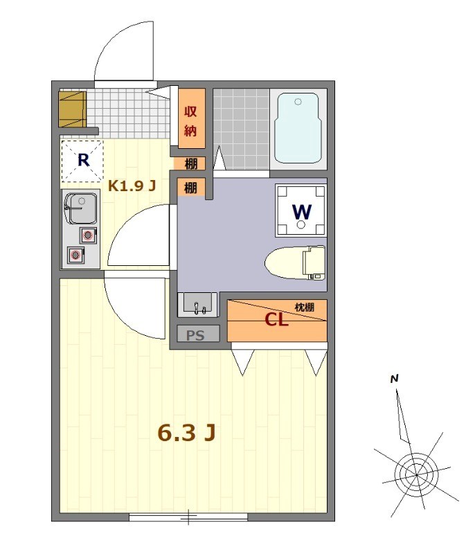 オリオン堀切菖蒲園 間取り