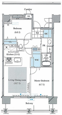 ロイヤルパークス新田 間取り