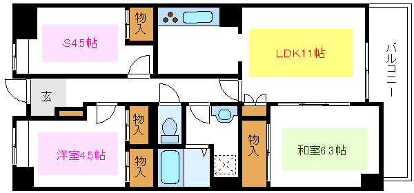 リヴィエール平井   間取り