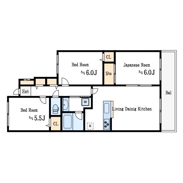 ダイアパレス船堀 間取り