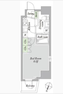 アーバンパーク西巣鴨ＷＥＳＴ 間取り図