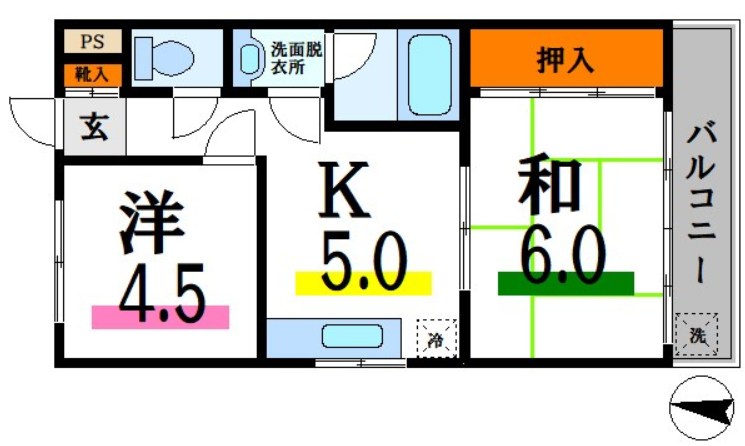 ヴィラ・サニーサイド 間取り図