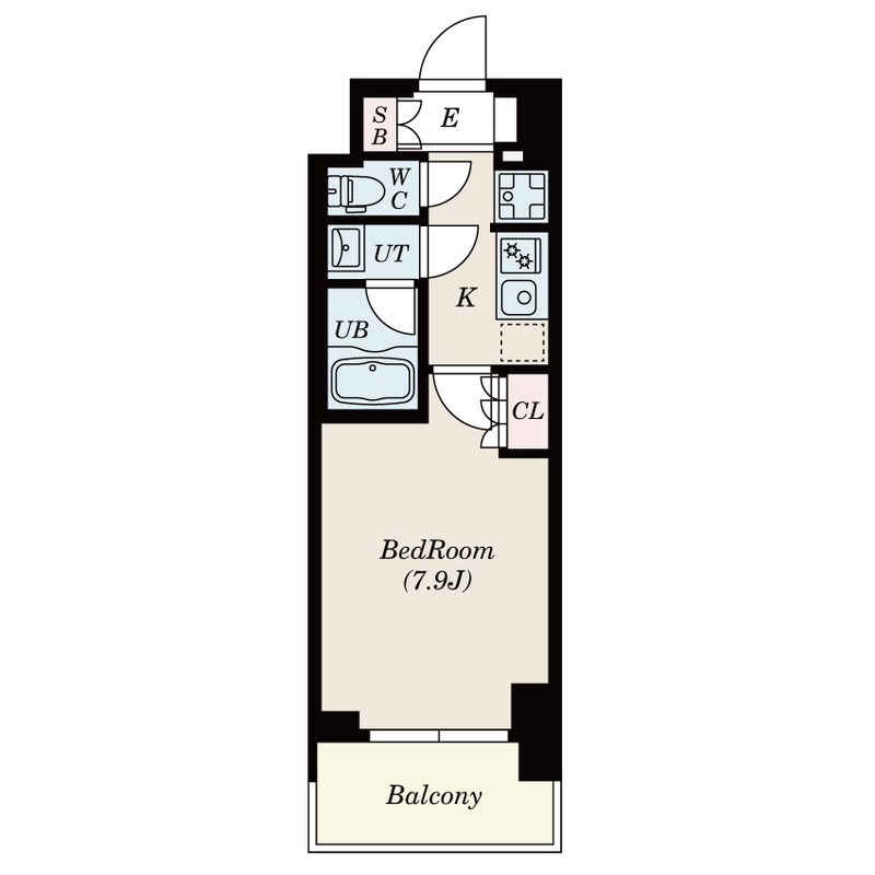S-RESIDENCE北千住reiz 間取り