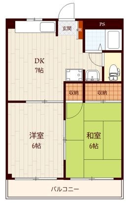 シャトーフロール 間取り図