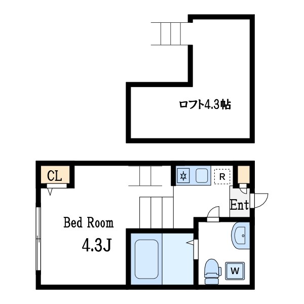 ハーモニーテラス南篠崎 間取り図