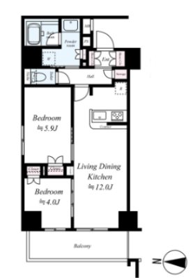 イアース西日暮里 間取り