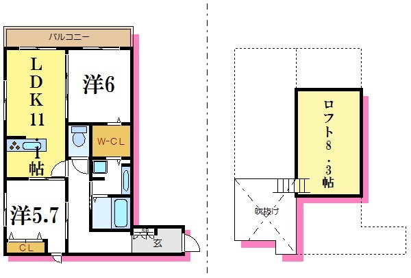 ジョリー　パルテール 間取り