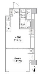 ルミーク北千住 間取り