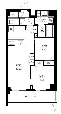 アーバンパーク船堀Ⅱ 間取り図