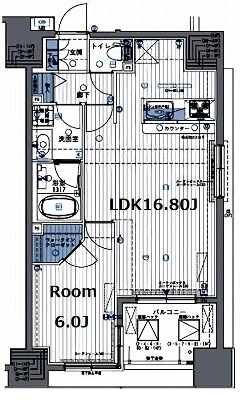 アーバンフィールド千住大橋 間取り