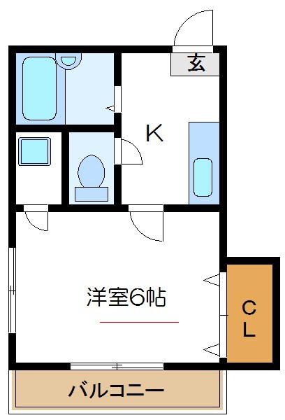 ベルカルフール 401号室 間取り