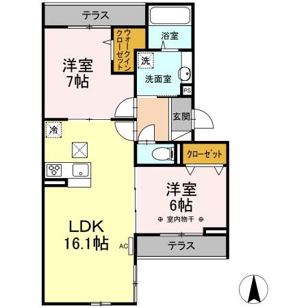 Riziere六町 間取り