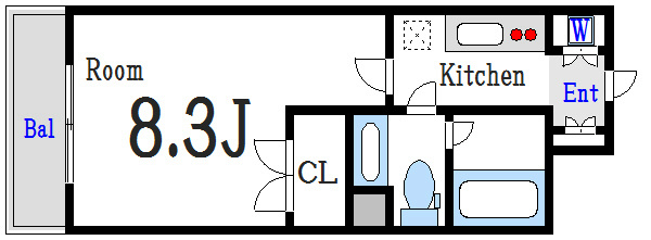 ヴェルト平井 間取り図