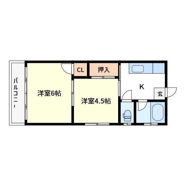 千代田ハイツ 間取り図