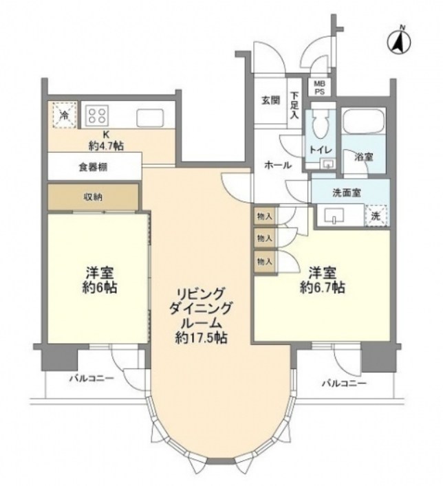 ルネ小岩 間取り