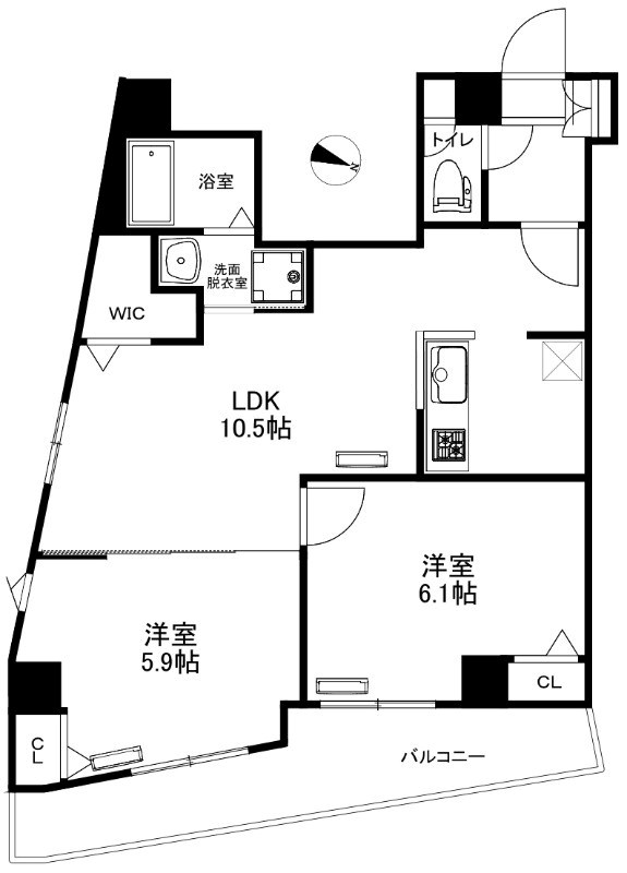 ルミナス西日暮里 間取り