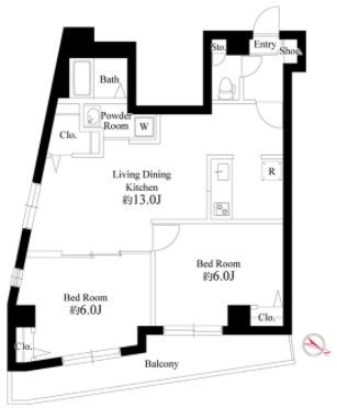 ルミナス西日暮里 間取り