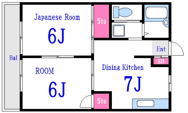 サマックス蘭 間取り図
