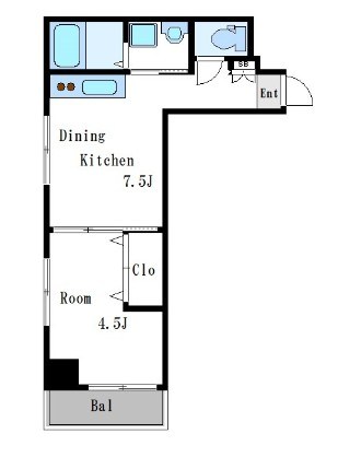 コーポアオイ 203号室 間取り
