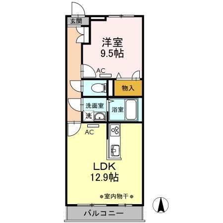 Emile　(エミール)  間取り