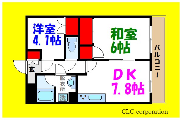 ベイ・ドルフィン 間取り図
