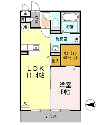 ブライトコートⅡ 間取り