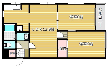 メゾンリビエール 間取り図